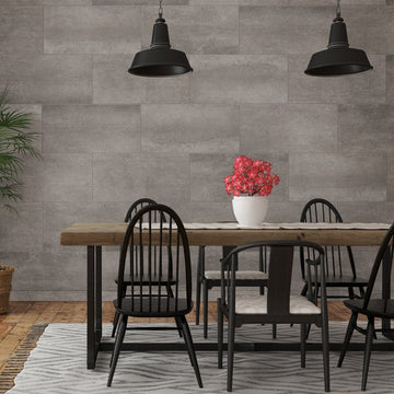 Sample - 4mm Luxe Brushed Dark Wall Tile
