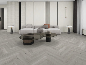 Grey Oak Herringbone – SPC Flooring