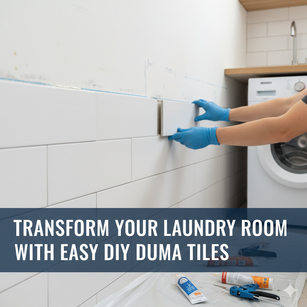 Transform Your Laundry Room with Easy DIY Duma Tiles Installation