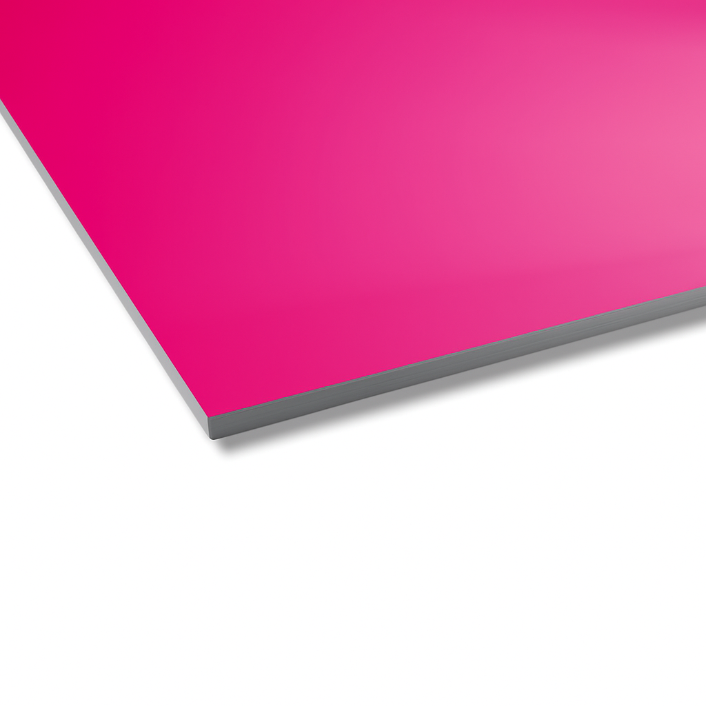 2.5mm Pharma Clad  Hygienic   Wall   Cladding   -   Fuchsia   Gloss
