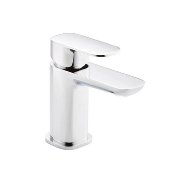 Kartell Visage Chrome Mono Basin Mixer with Click Waste