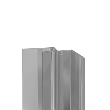 5mm Aluminium Internal Corner Trim - Silver