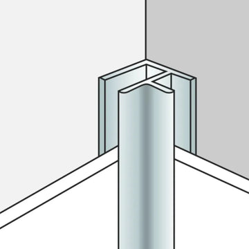 Dumawall   -   Aluminium   Corner   Trim   -   Black