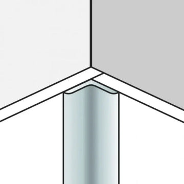 Dumawall   -   Aluminium   Inside   Corner   -   Black