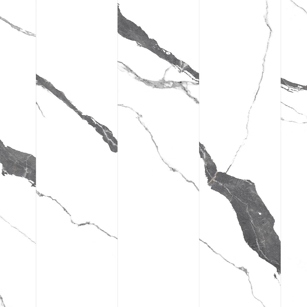 Marble pattern with gray and white colors on a white background