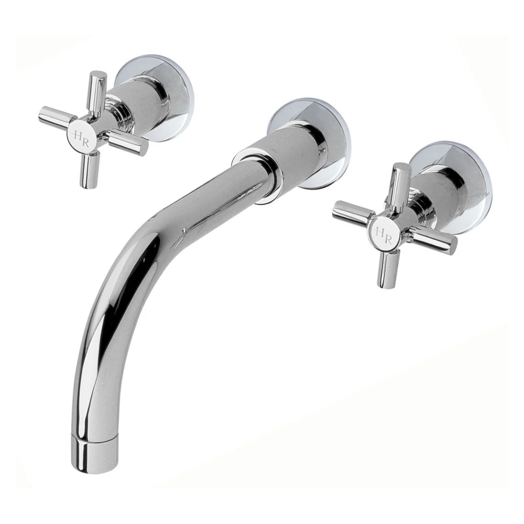 HR Tec Crosshead Wall Mounted Basin Mixer