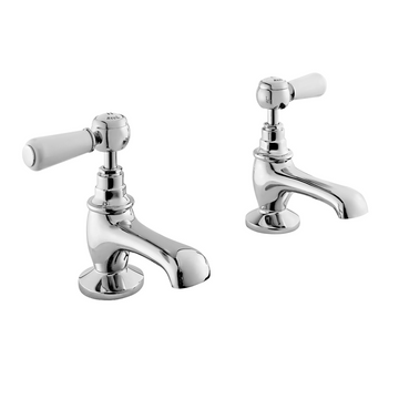 HR White Topaz With Lever Handle Basin Taps