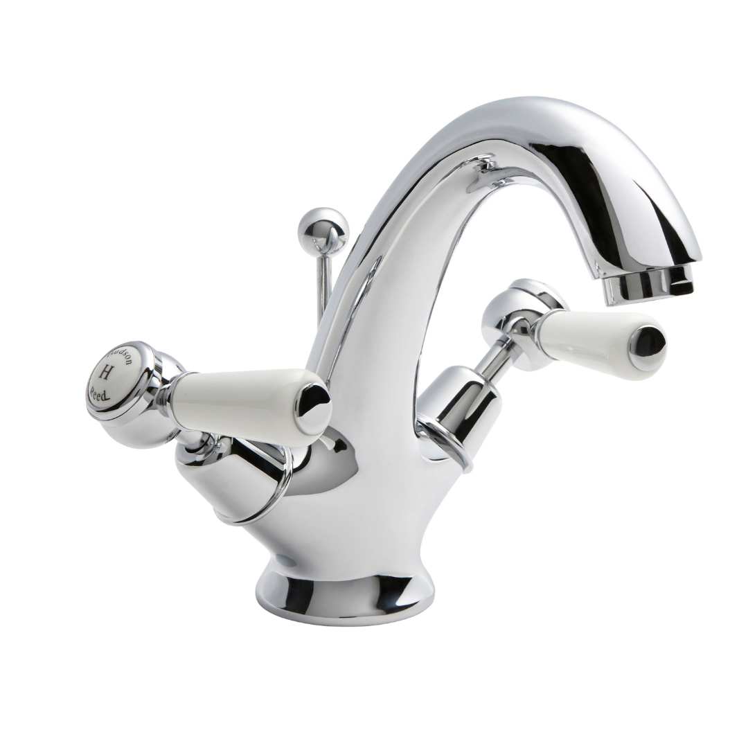 HR White Topaz With Lever Handle Mono Basin Mixer