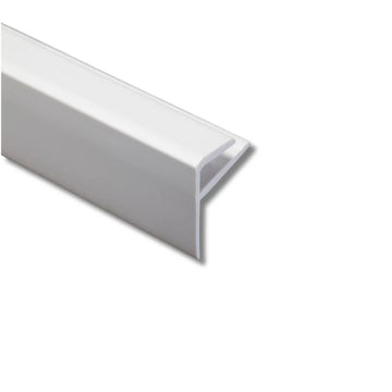 Small Pharma Clad  External   Corner   Trim   -   White