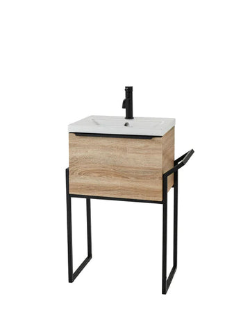 Kartell Kore 500mm Wall Mounted Drawer Unit & Ceramic Basin