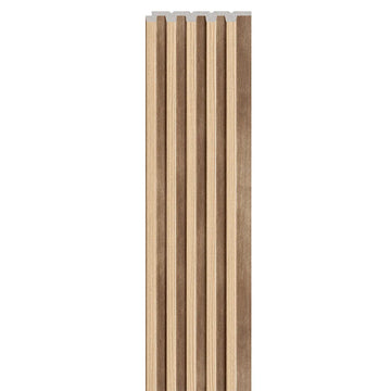 Linerio   Slat   Panel   -   Light   Oak