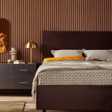 Linerio   Slat   Panel   -   Mocca