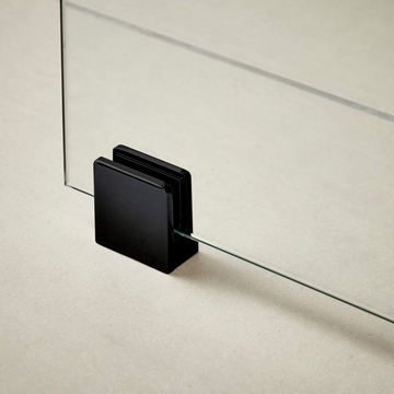 Black Wetroom Foot and Wall Bracket