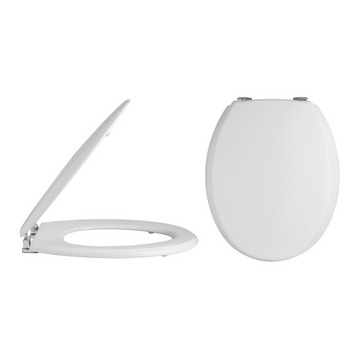 Toilet Seats Traditional Toilet Seat Chrome Hinges