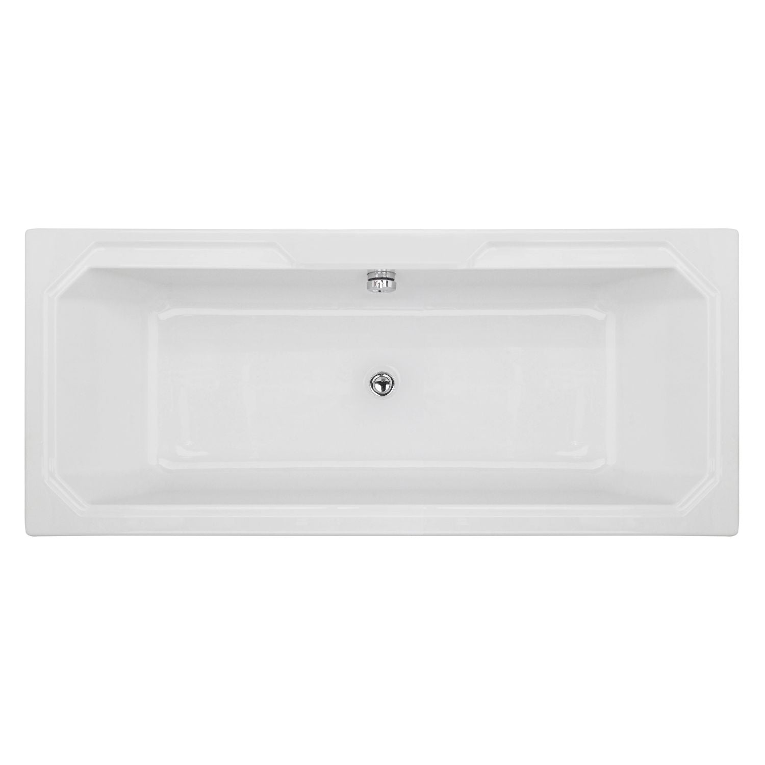 Art Deco Straight Shower Bath 1800 x 800mm