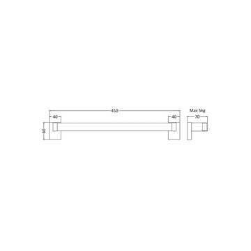 Magnetic Towel Rail