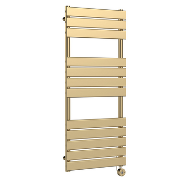 Electric Square Flat Towel Rail with 12 Bars, 1213mm x 500mm