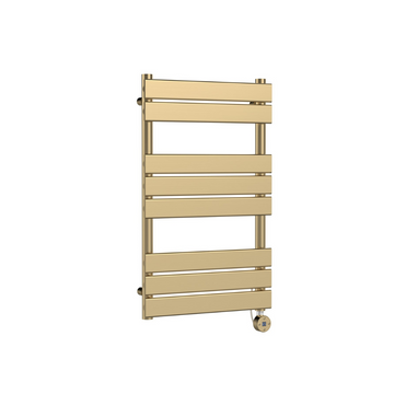 Electric Square Flat Towel Rail with 8 Bars, 840mm x 500mm