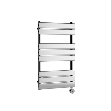 Electric Square Flat Towel Rail with 8 Bars, 840mm x 500mm