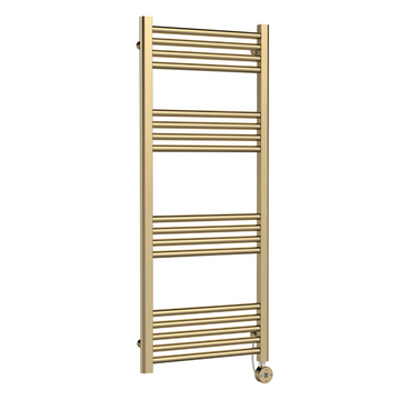 Electric Round Tube Towel Rail with 17 Bars, 1200mm x 500mm
