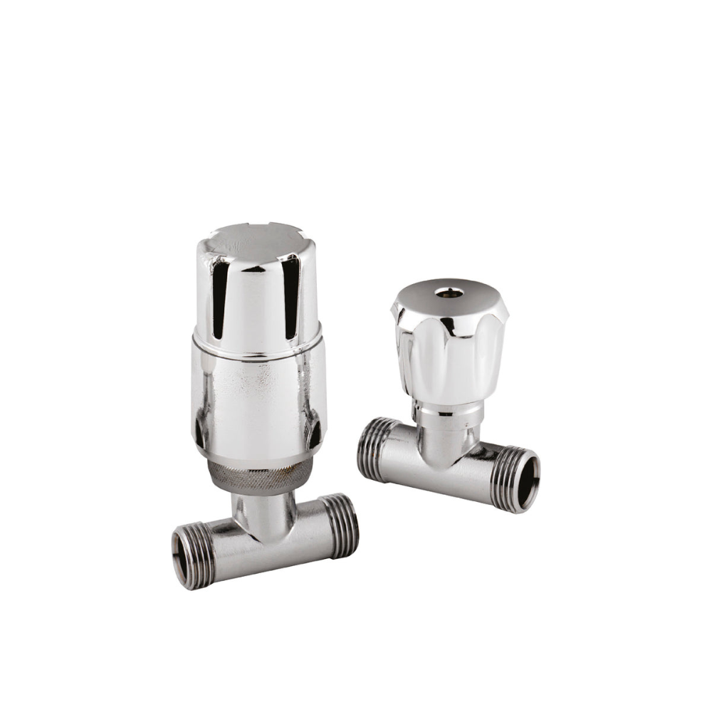 Straight Radiator Valve Pack (Pairs)