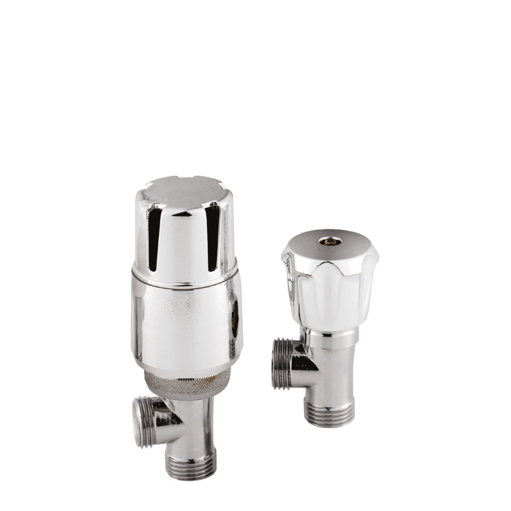 Angled Thermostatic Radiator Valve Pack
