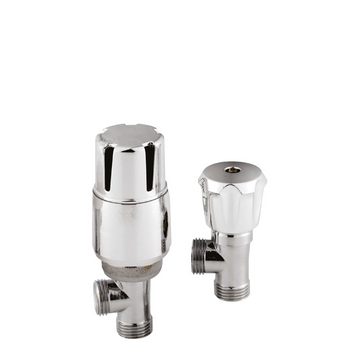 Angled Thermostatic Radiator Valve Pack