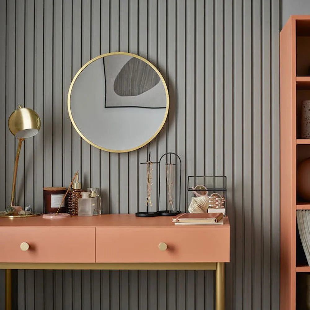 Linerio   Slat   Panel   -   Light   Grey