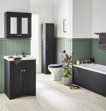 Kartell K-VIT Buckingham Floor Standing Side Unit - Black Oak