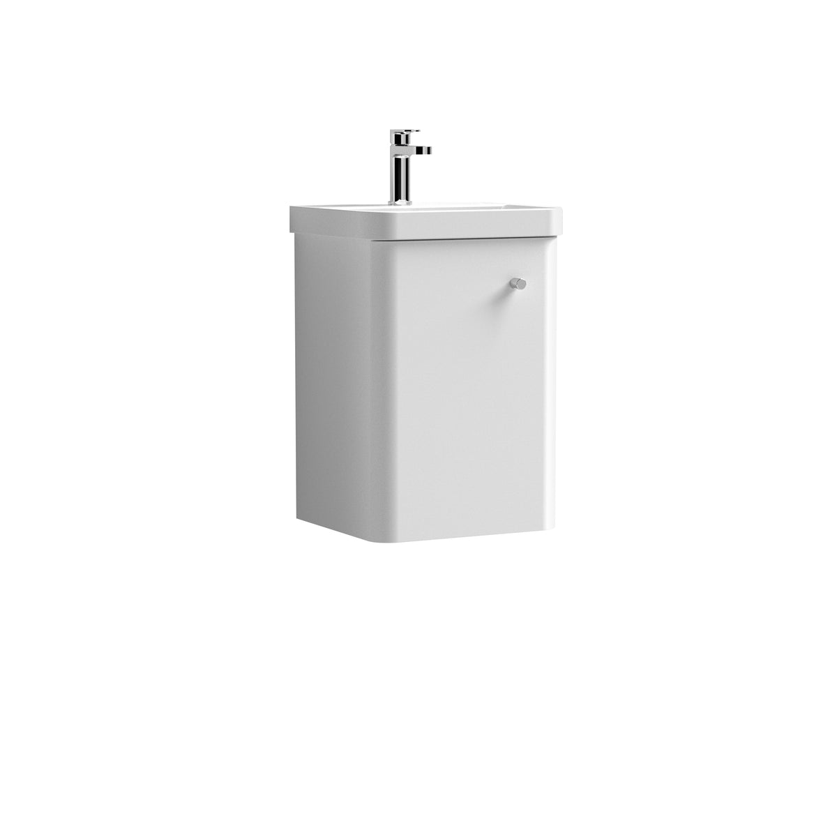 Core Wall Hung Single Door Vanity With Ceramic Basin 400mm