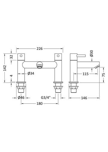 Series Two Bath Filler