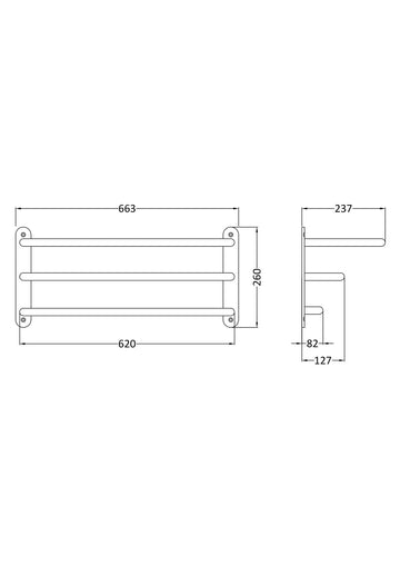3 Tier Towel Rack