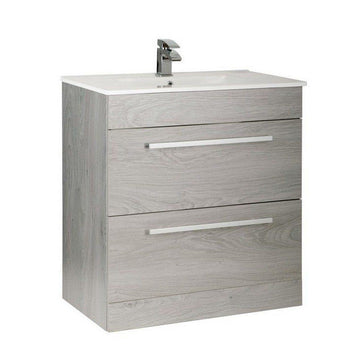 Kartell Purity 800mm Floor Standing Vanity Unit and Ceramic Basin 2 Drawer