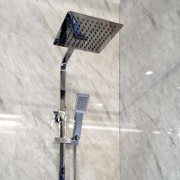 10mm Grey Marble Shower Panel