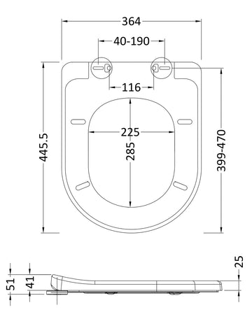 Toilet Seats Luxury Top Fix Soft Close Toilet Seat