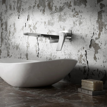 HR Soar Wall Plated Single Lever Basin Mixer