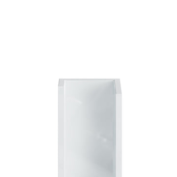 5mm Aluminium Edge Trim - White