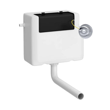 Universal Access Cistern & Chrome Traditional Flush Plate