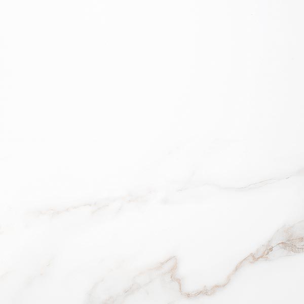 Dumawall Plus Trapani Gloss. White marble with grey/brown veins.
